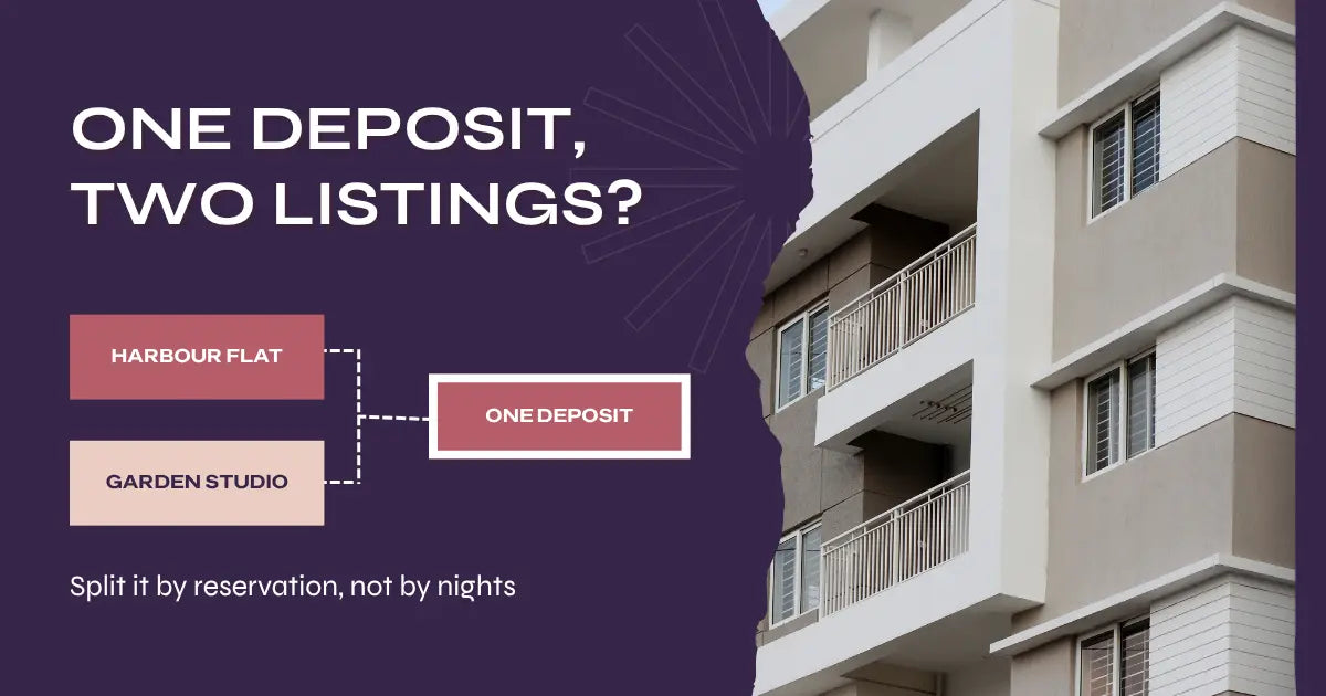 How to split one Airbnb payout across several properties