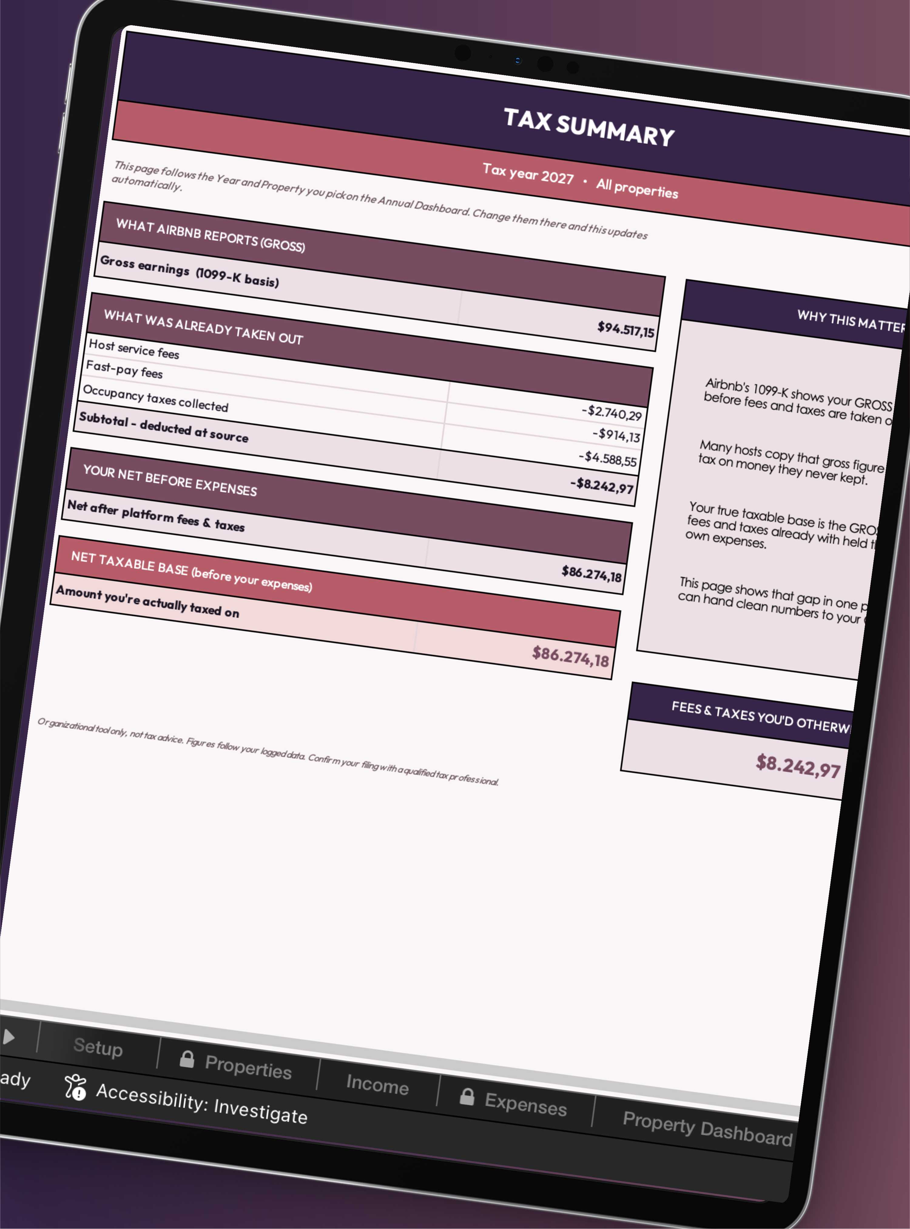 Tax Summary