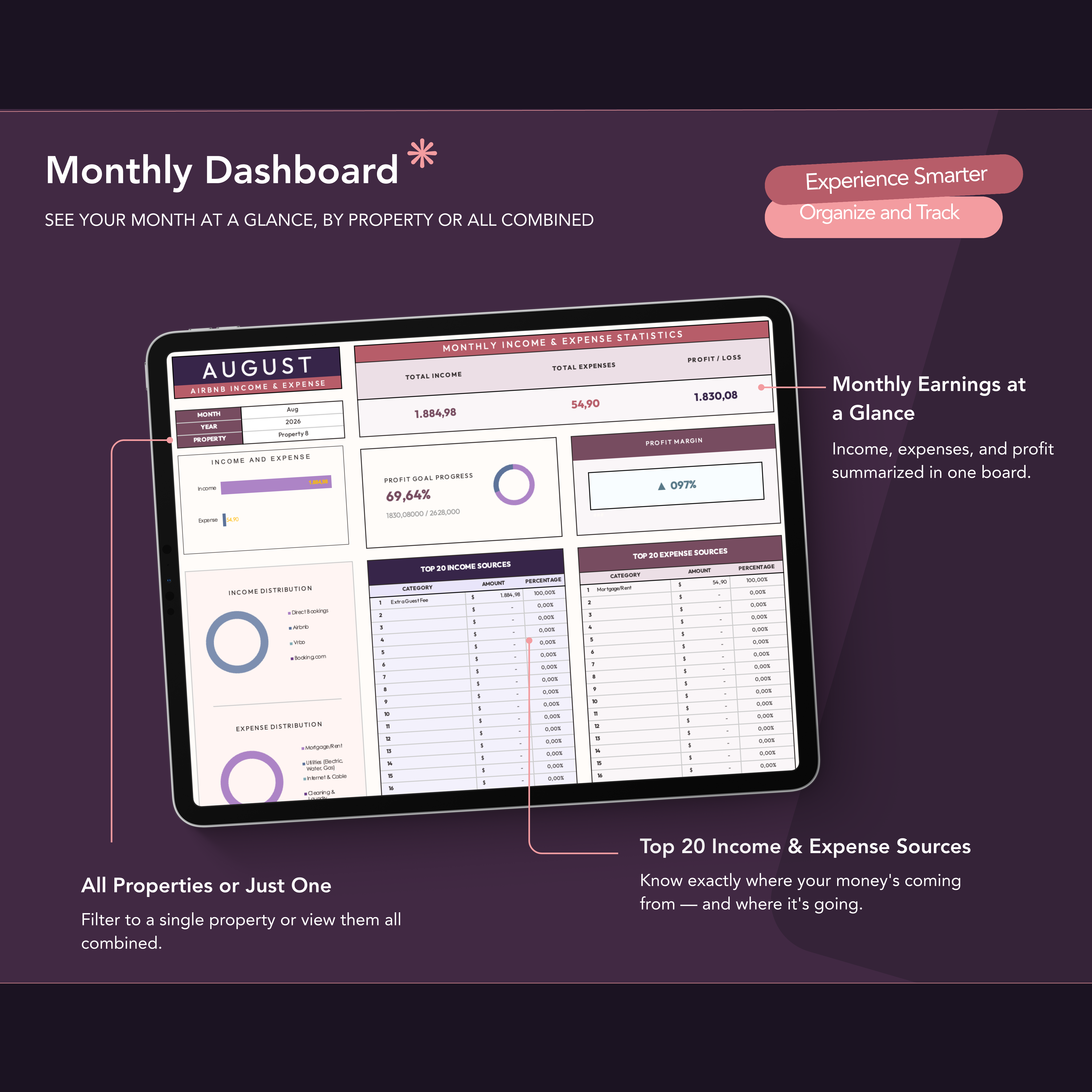 Airbnb Host Tax & Expense Tracker