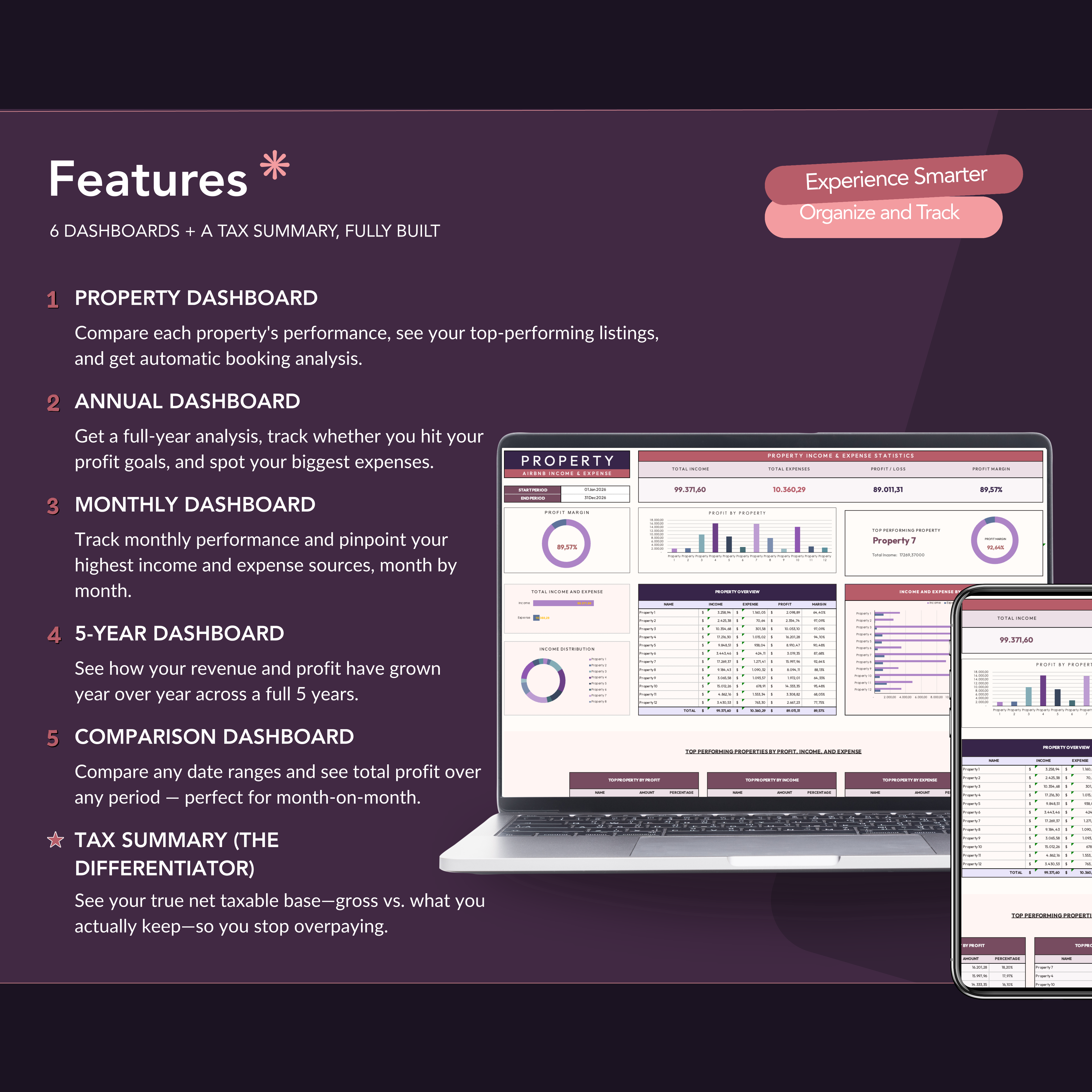 Airbnb Host Tax & Expense Tracker