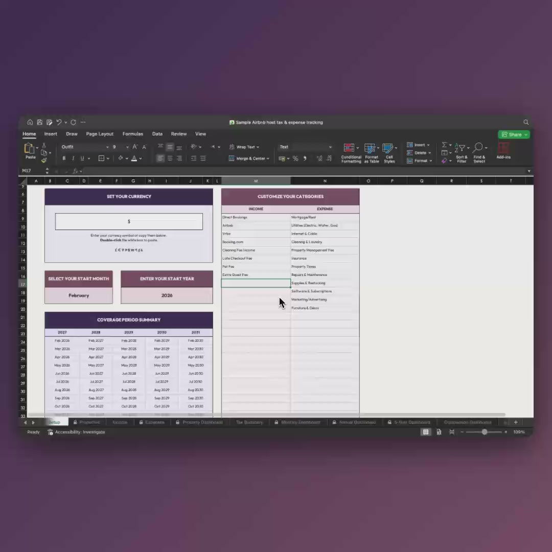 Airbnb Host Tax & Expense Tracker